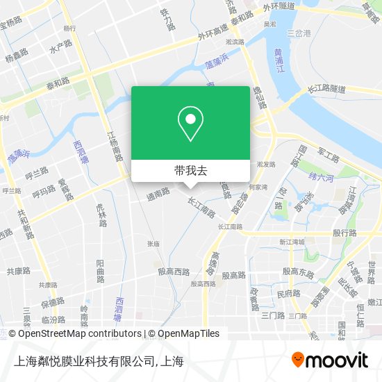 上海粼悦膜业科技有限公司地图