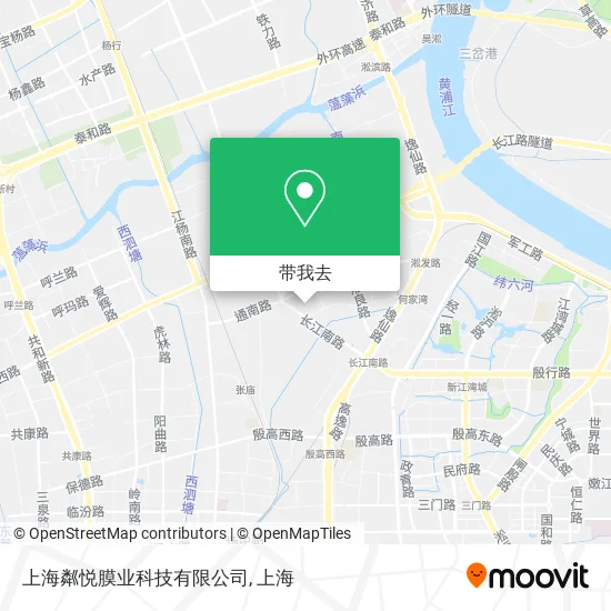 上海粼悦膜业科技有限公司地图