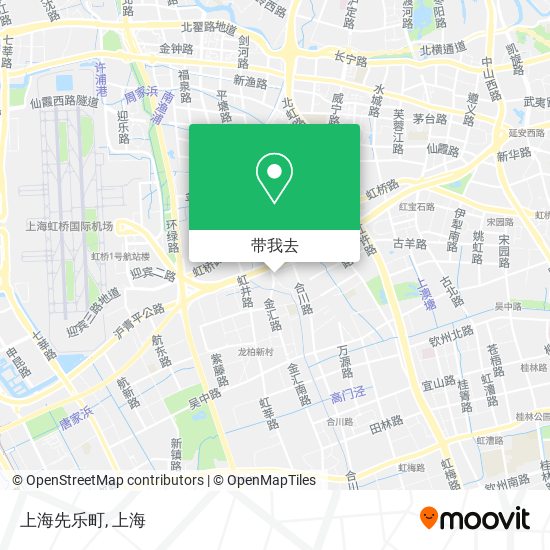 上海先乐町地图