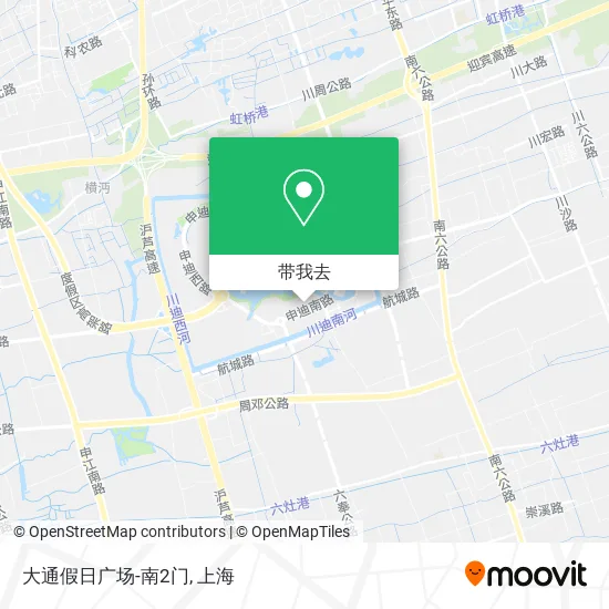 大通假日广场-南2门地图