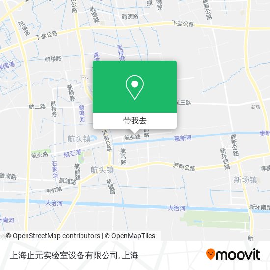 上海止元实验室设备有限公司地图