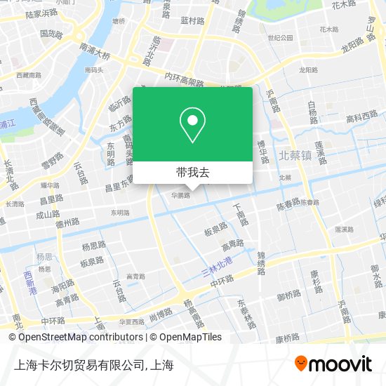 上海卡尔切贸易有限公司地图