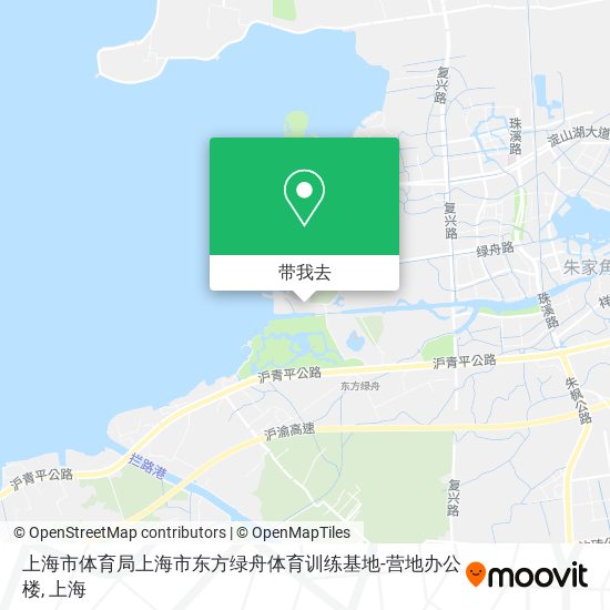 上海市体育局上海市东方绿舟体育训练基地-营地办公楼地图