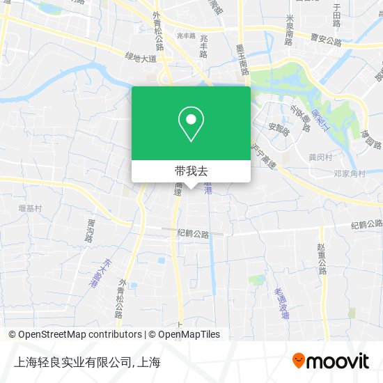 上海轻良实业有限公司地图