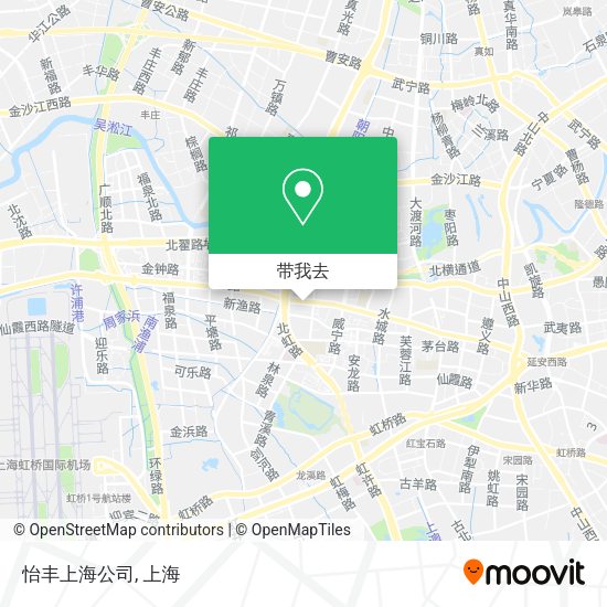 怡丰上海公司地图