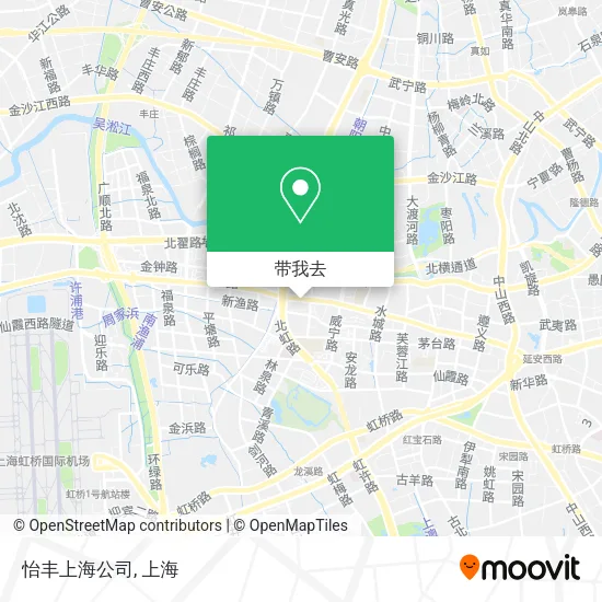 怡丰上海公司地图