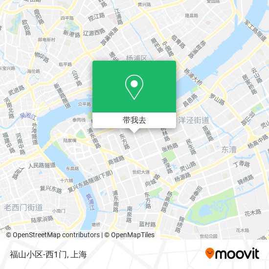 福山小区-西1门地图
