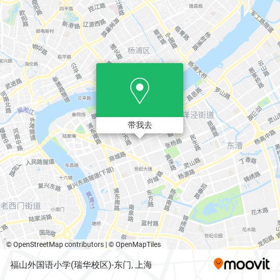 福山外国语小学(瑞华校区)-东门地图