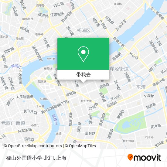 福山外国语小学-北门地图