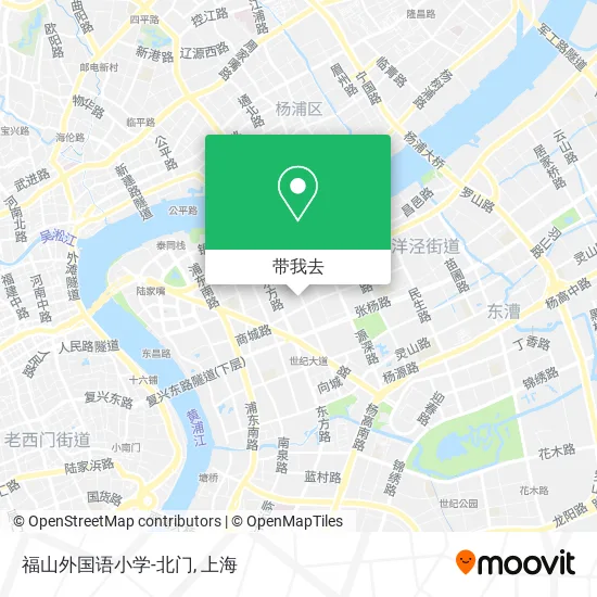 福山外国语小学-北门地图