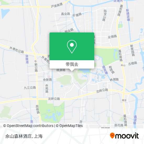 佘山森林酒庄地图