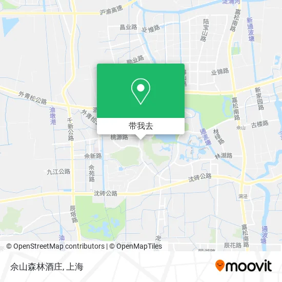 佘山森林酒庄地图