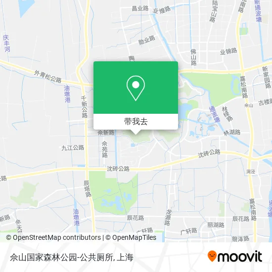 佘山国家森林公园-公共厕所地图