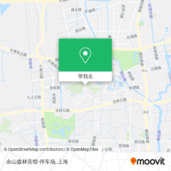 佘山森林宾馆-停车场地图