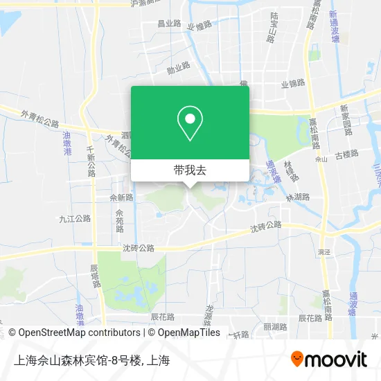 上海佘山森林宾馆-8号楼地图