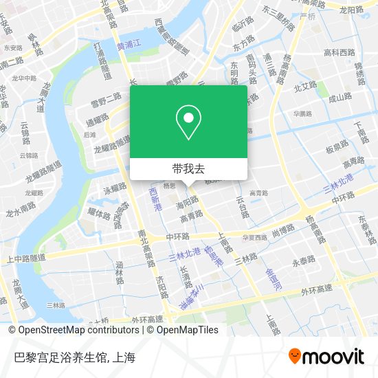 巴黎宫足浴养生馆地图
