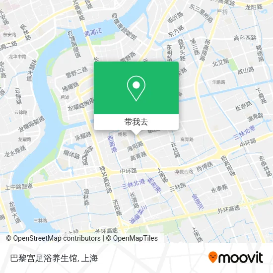 巴黎宫足浴养生馆地图