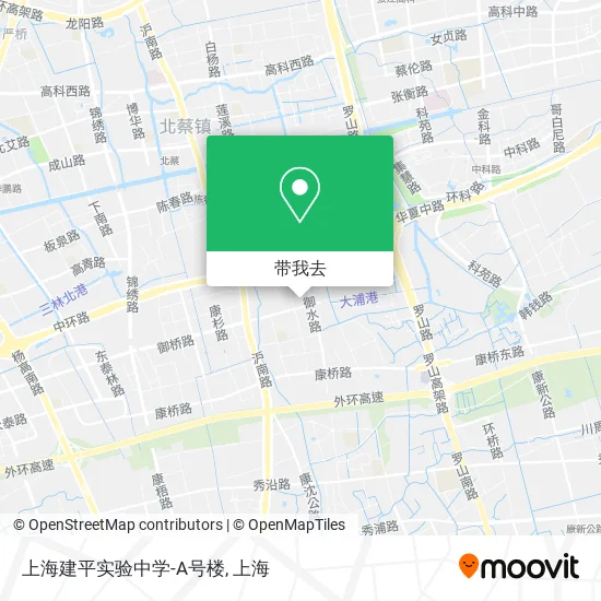 上海建平实验中学-A号楼地图
