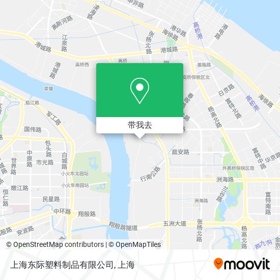 上海东际塑料制品有限公司地图