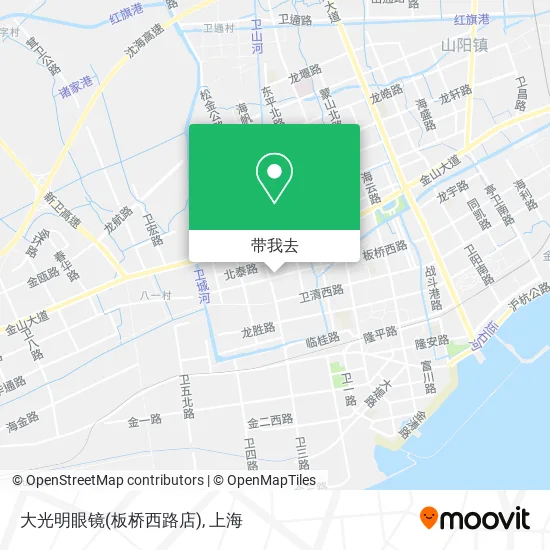大光明眼镜(板桥西路店)地图