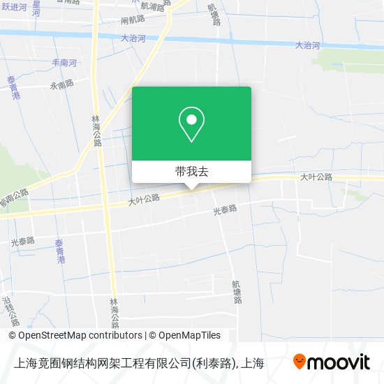 上海竟囿钢结构网架工程有限公司(利泰路)地图