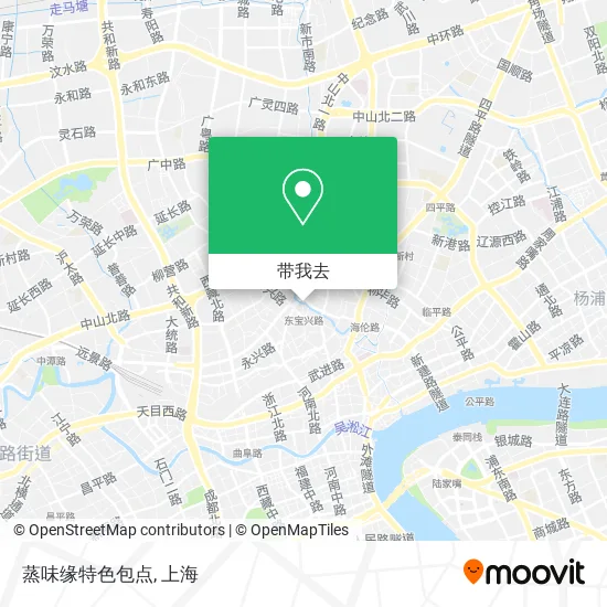 蒸味缘特色包点地图