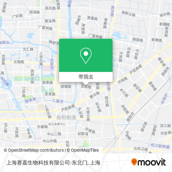 上海赛嘉生物科技有限公司-东北门地图