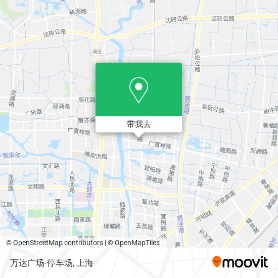万达广场-停车场地图