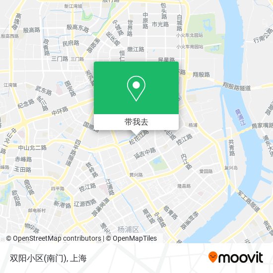双阳小区(南门)地图