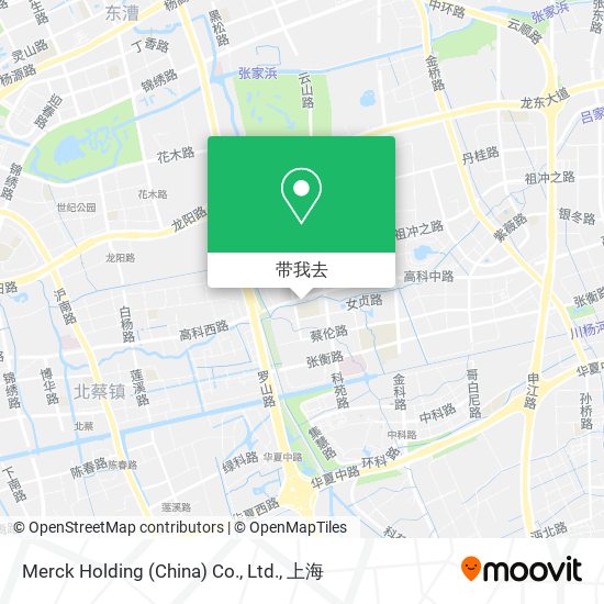 Merck Holding (China) Co., Ltd.地图