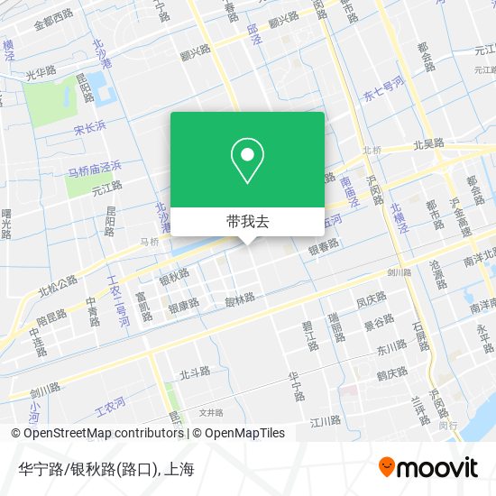 华宁路/银秋路(路口)地图