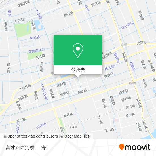 富才路西河桥地图