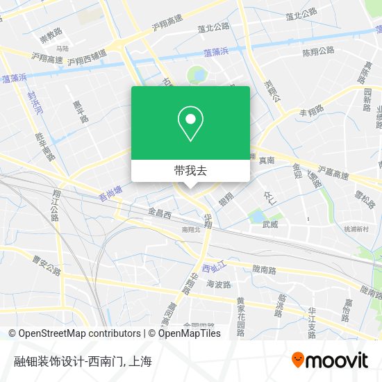 融钿装饰设计-西南门地图