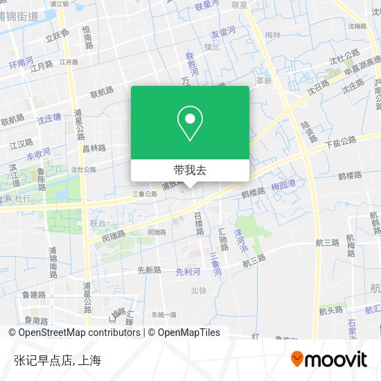 张记早点店地图