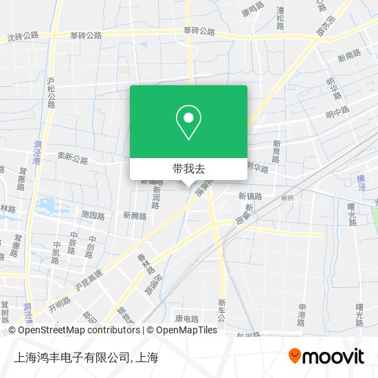 上海鸿丰电子有限公司地图