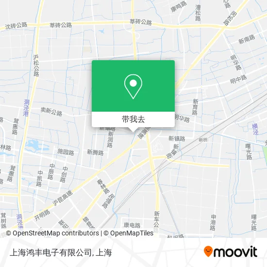 上海鸿丰电子有限公司地图