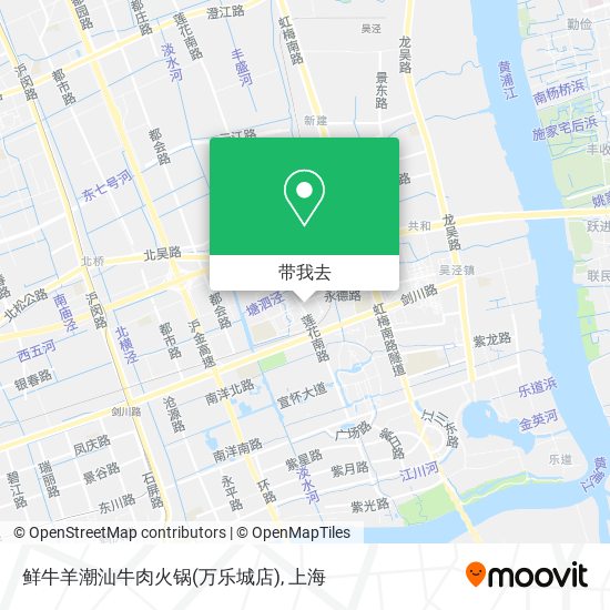 鲜牛羊潮汕牛肉火锅(万乐城店)地图