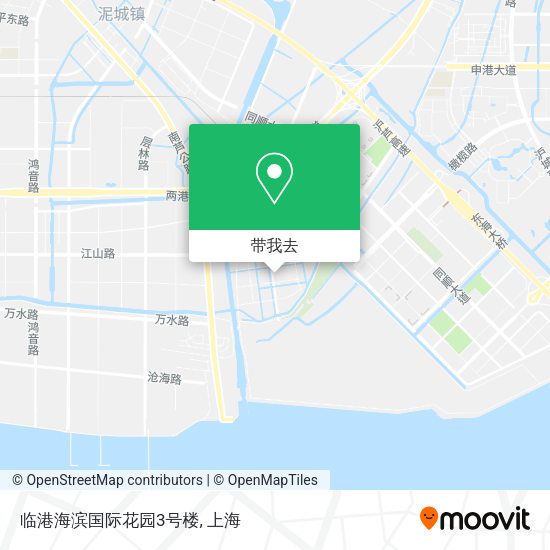 临港海滨国际花园3号楼地图
