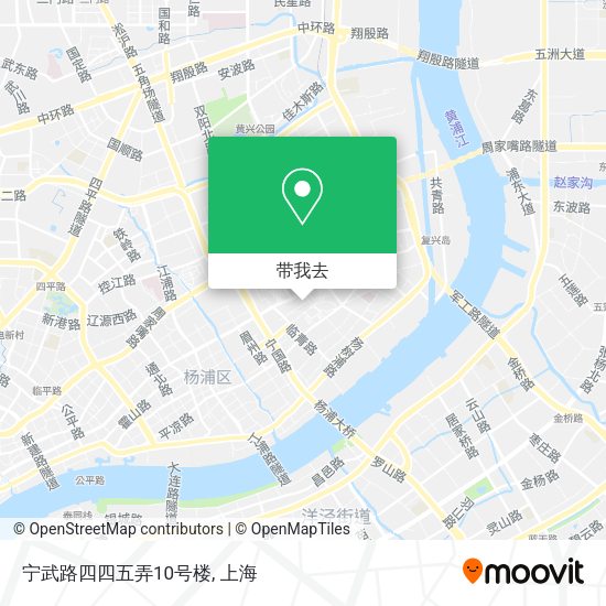 宁武路四四五弄10号楼地图