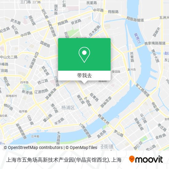 上海市五角场高新技术产业园(华晶宾馆西北)地图
