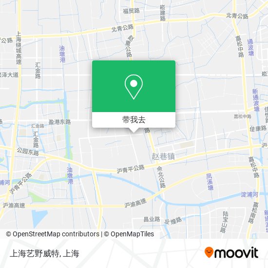 上海艺野威特地图