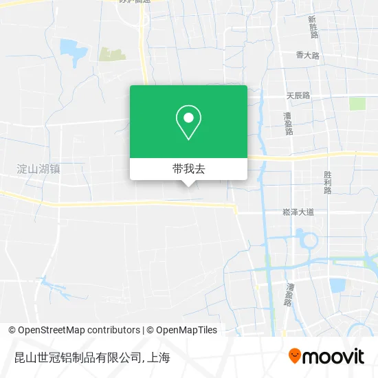 昆山世冠铝制品有限公司地图