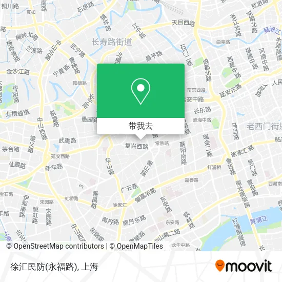 徐汇民防(永福路)地图
