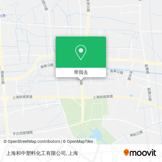 上海和中塑料化工有限公司地图