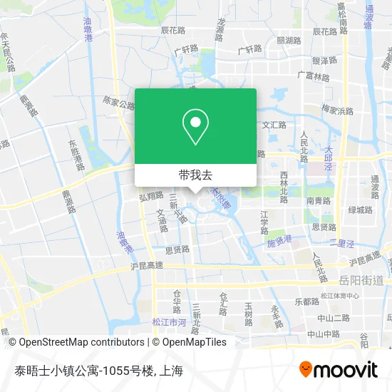 泰晤士小镇公寓-1055号楼地图