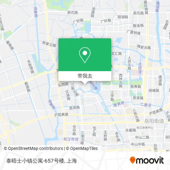 泰晤士小镇公寓-657号楼地图