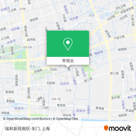 瑞和新苑南区-东门地图