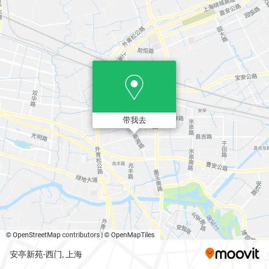 安亭新苑-西门地图