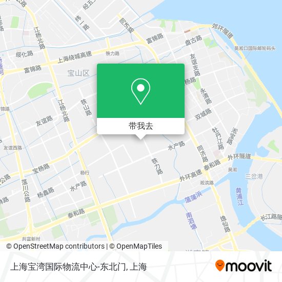 上海宝湾国际物流中心-东北门地图