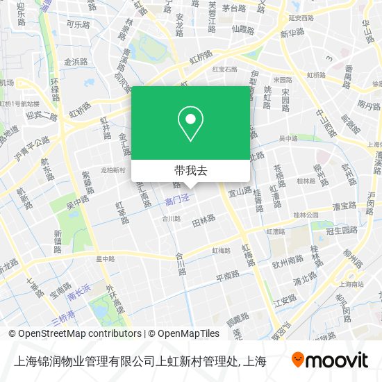 上海锦润物业管理有限公司上虹新村管理处地图